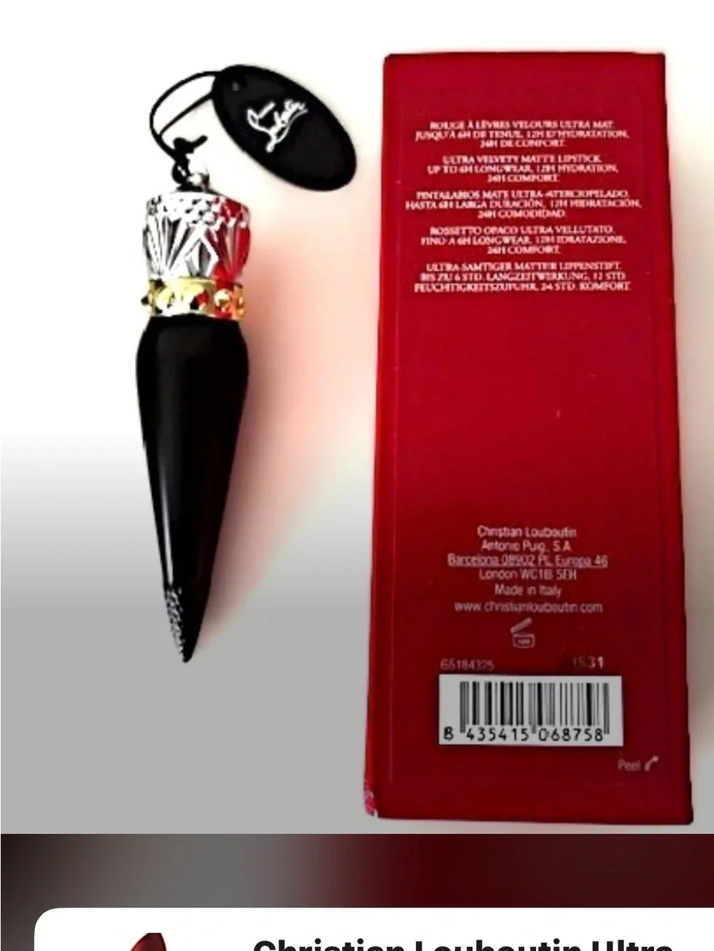Christian Louboutin Lipstick in Vibrant Red